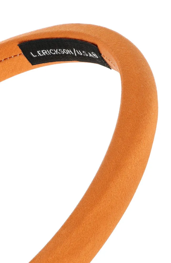 1/2" Padded Headband - Silk Charmeuse