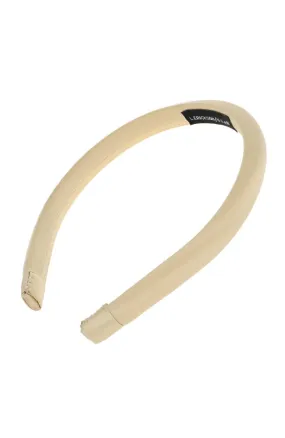 1/2" Padded Headband - Silk Charmeuse