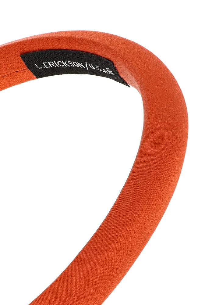 1/2" Padded Headband - Silk Charmeuse