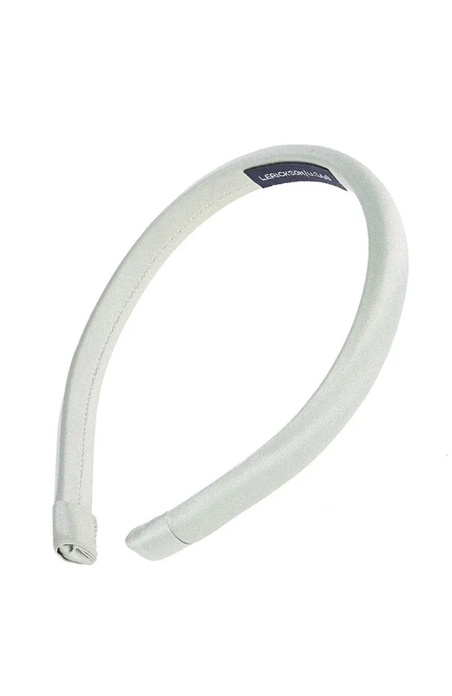 1/2" Padded Headband - Silk Charmeuse
