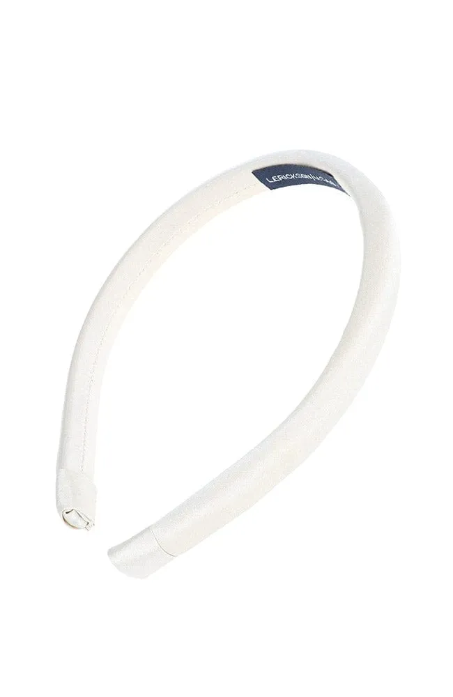 1/2" Padded Headband - Silk Charmeuse