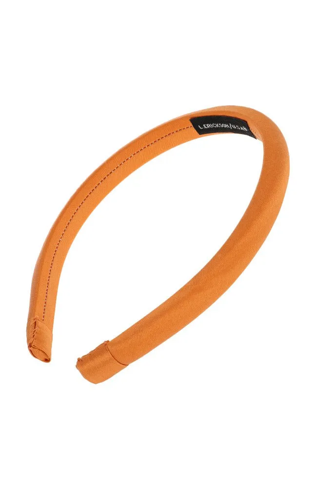 1/2" Padded Headband - Silk Charmeuse