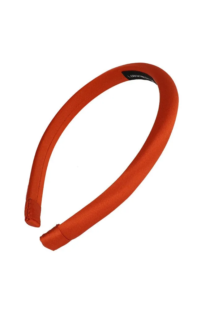 1/2" Padded Headband - Silk Charmeuse