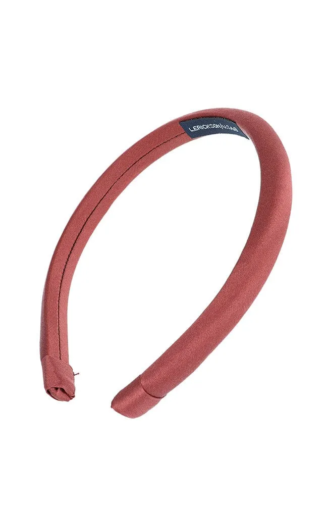 1/2" Padded Headband - Silk Charmeuse