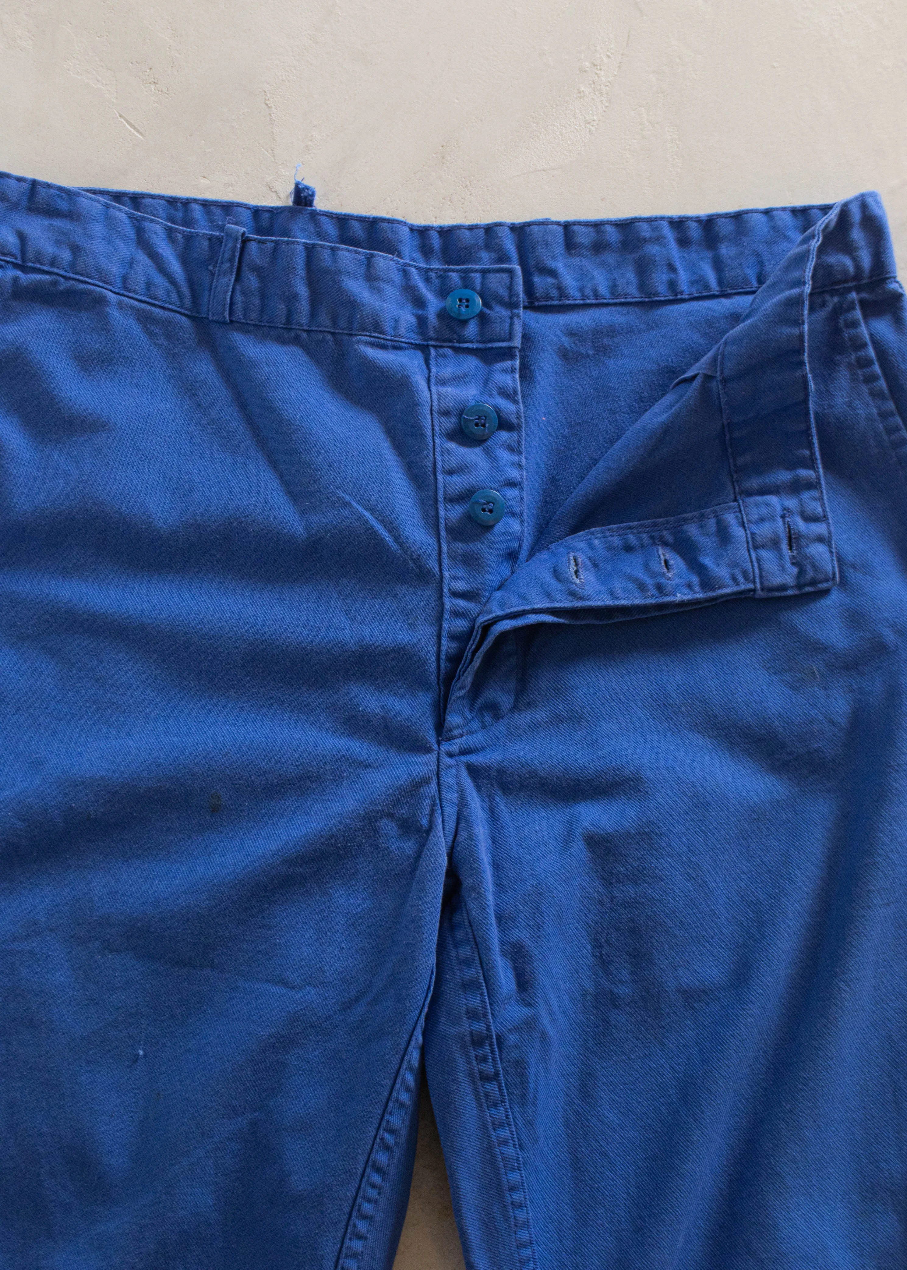 1980s Le Mineur French Workwear Chore Pants Size Women's 34 Men's 36