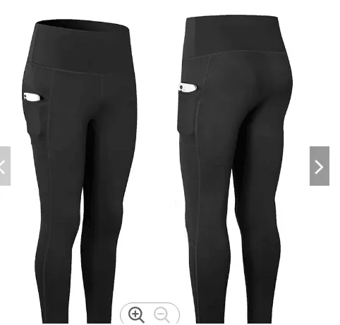 Abhijeet enterprises Casual High Waisted Pants Ladies High Waist Sports Pants Yoga Fitness Skin-friendly 
