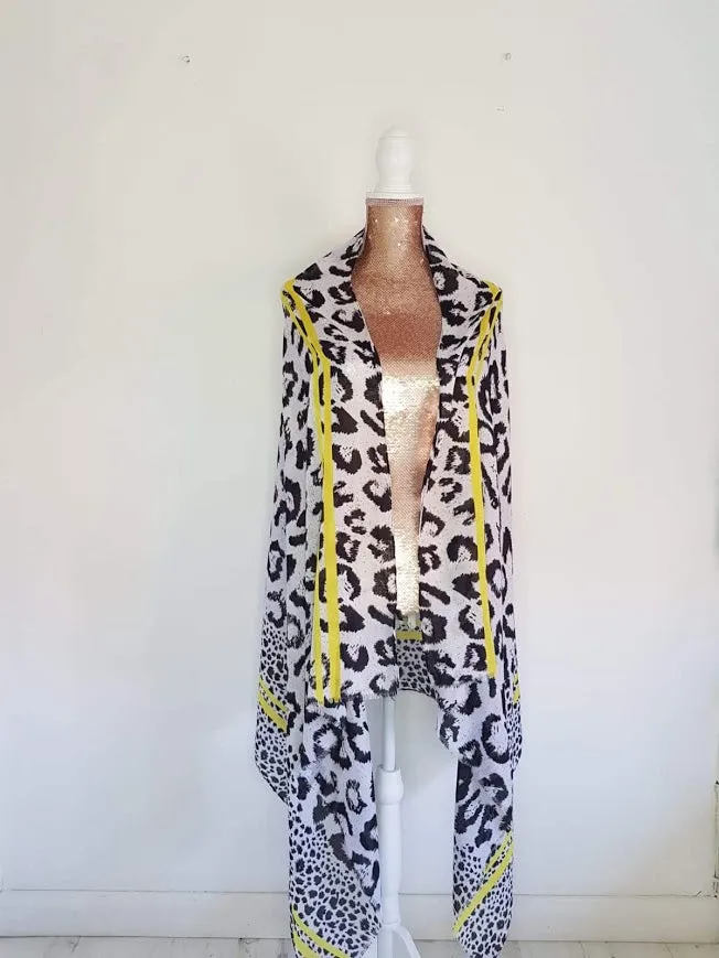 Animal print scarf