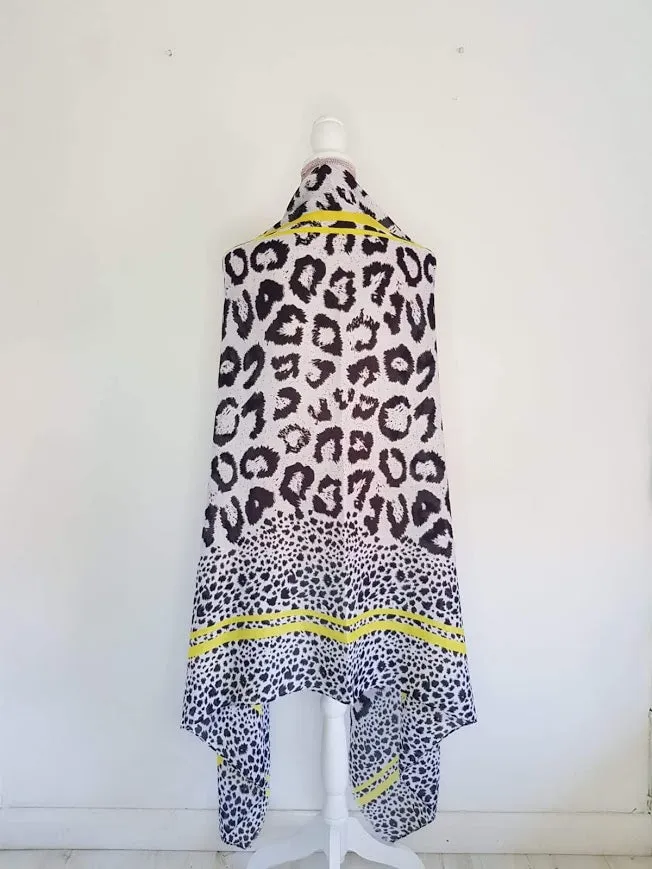 Animal print scarf