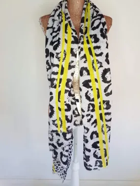 Animal print scarf