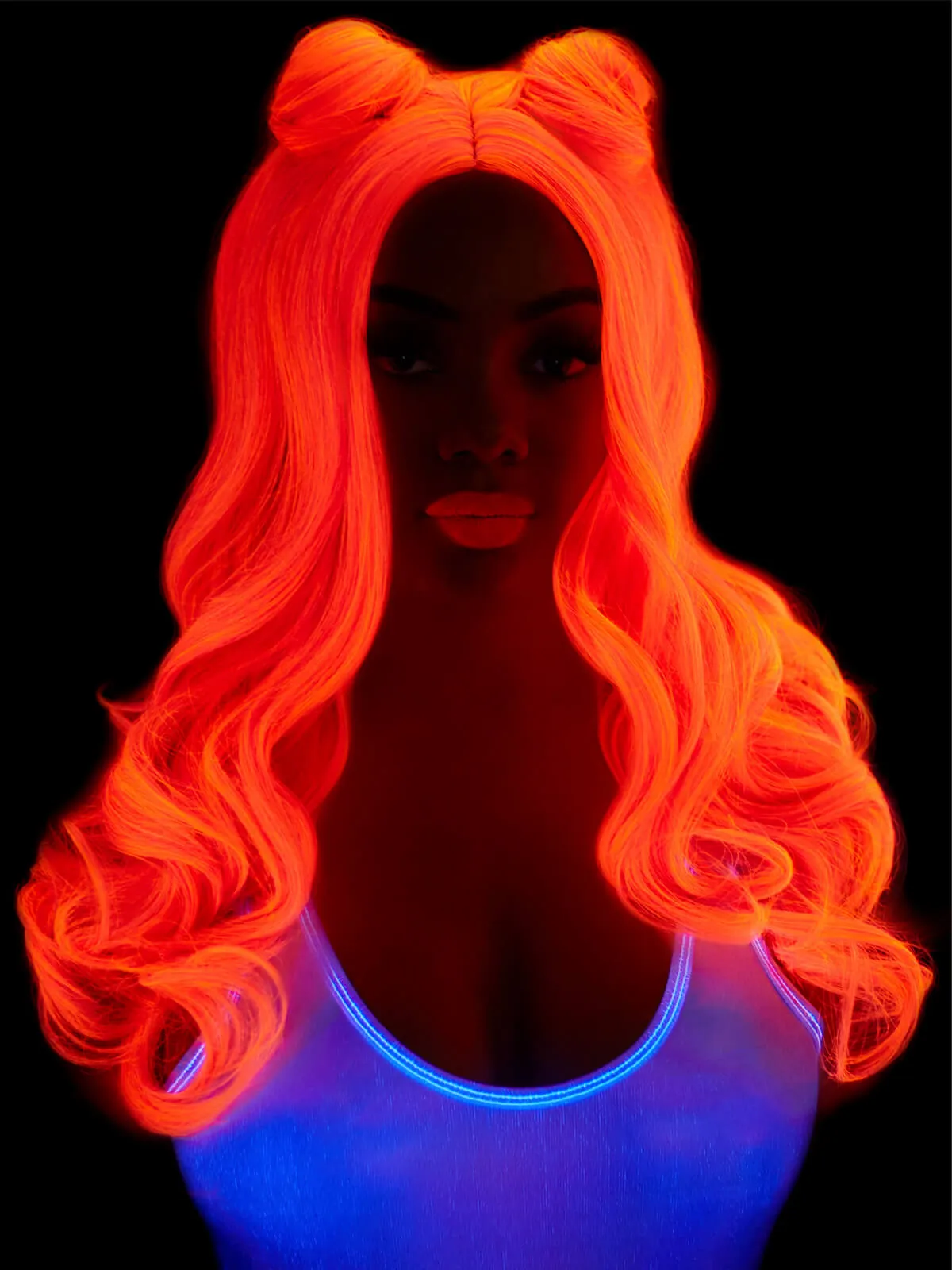 Beachy waves long wig