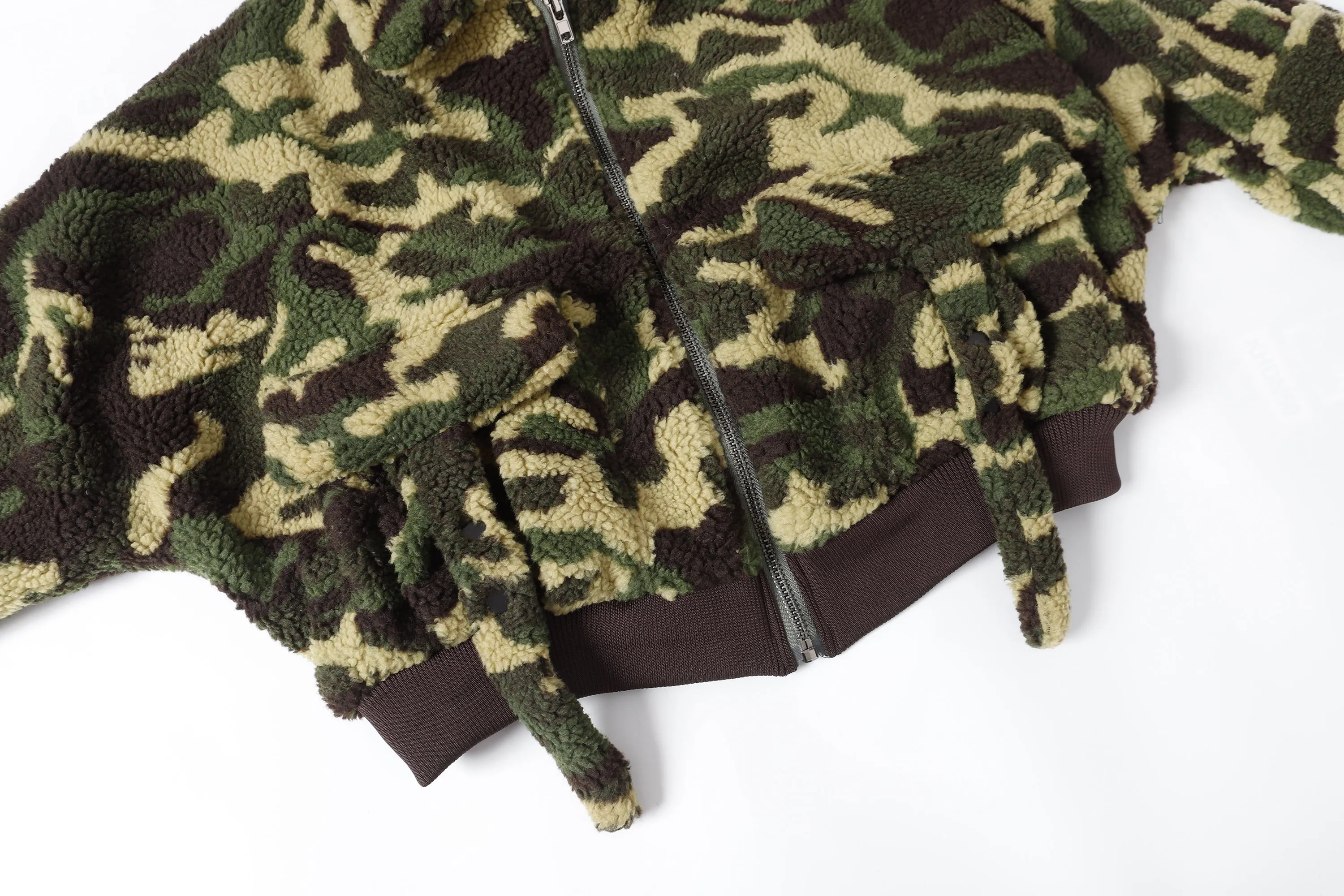 Camouflage Sherpa Jacket