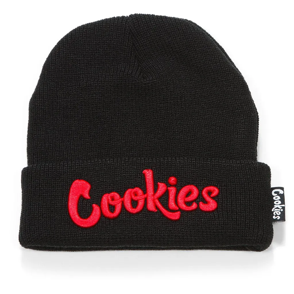 Cookies Original Logo Black Beanie ( 4 colors)