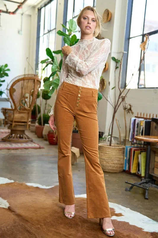 Corduroy Flare Pant
