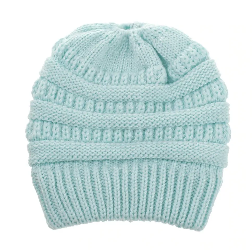 Crochet Ponytail Beanie