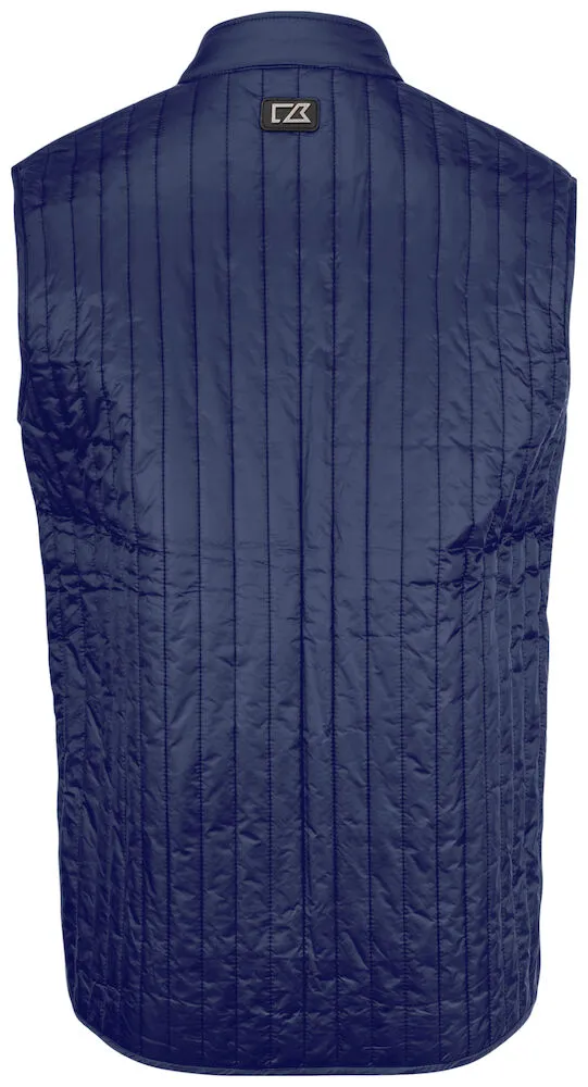Cutter & Buck Ozette Men's Padded Body Warmer | Lightweight | Quilted | Navy/Black | S-4XL