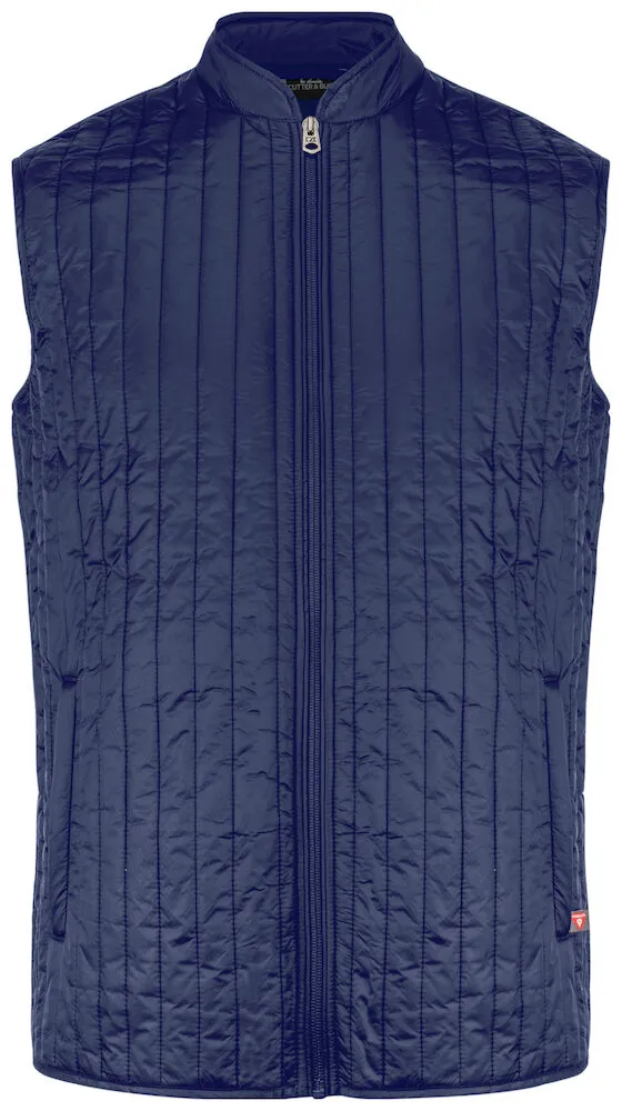 Cutter & Buck Ozette Men's Padded Body Warmer | Lightweight | Quilted | Navy/Black | S-4XL