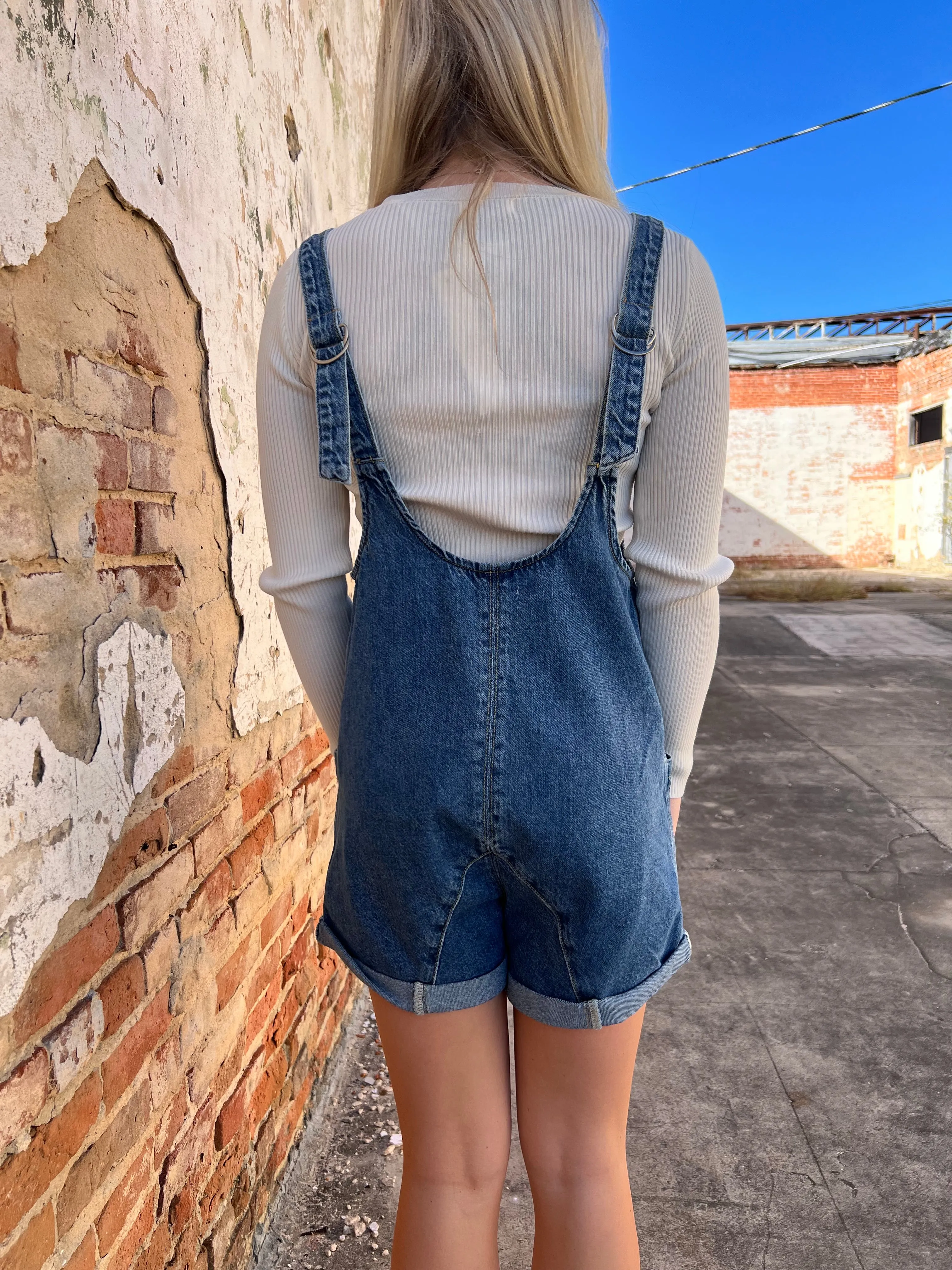 Denim Sleeveless Romper