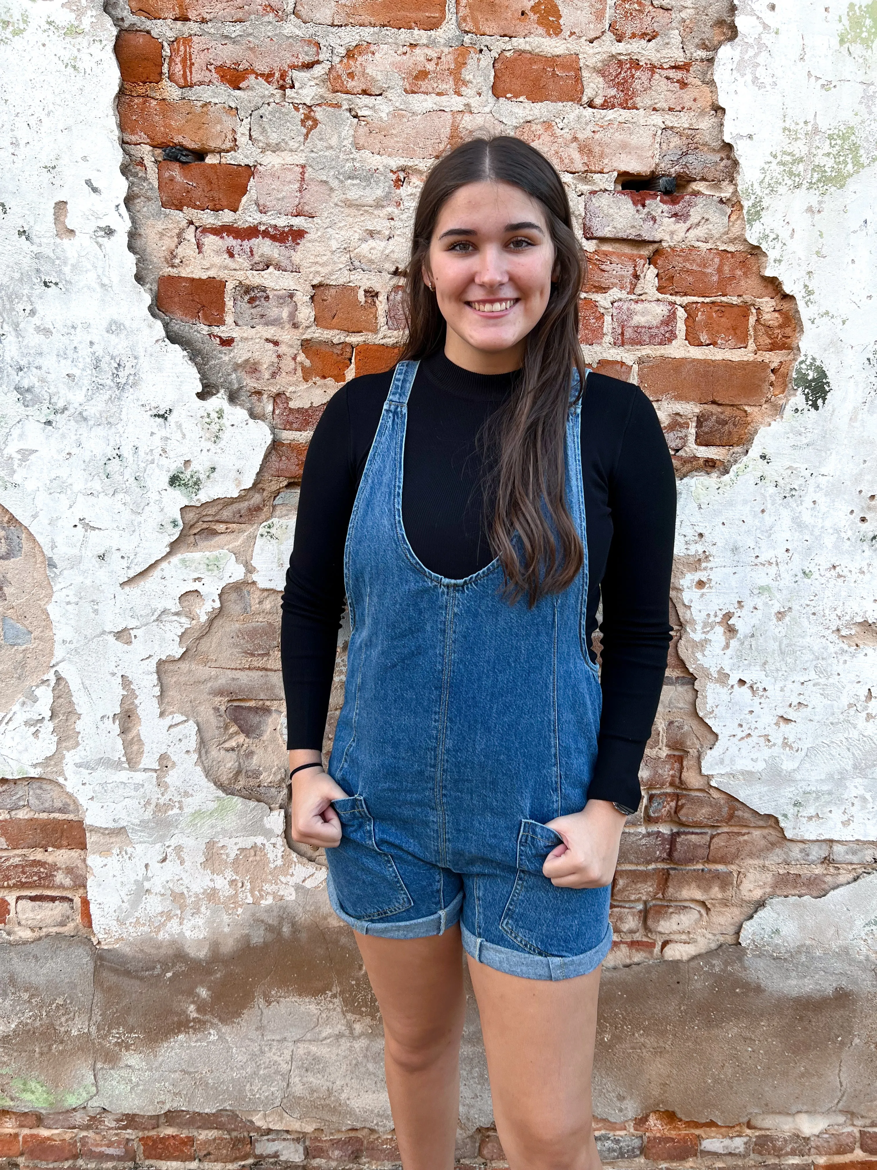 Denim Sleeveless Romper