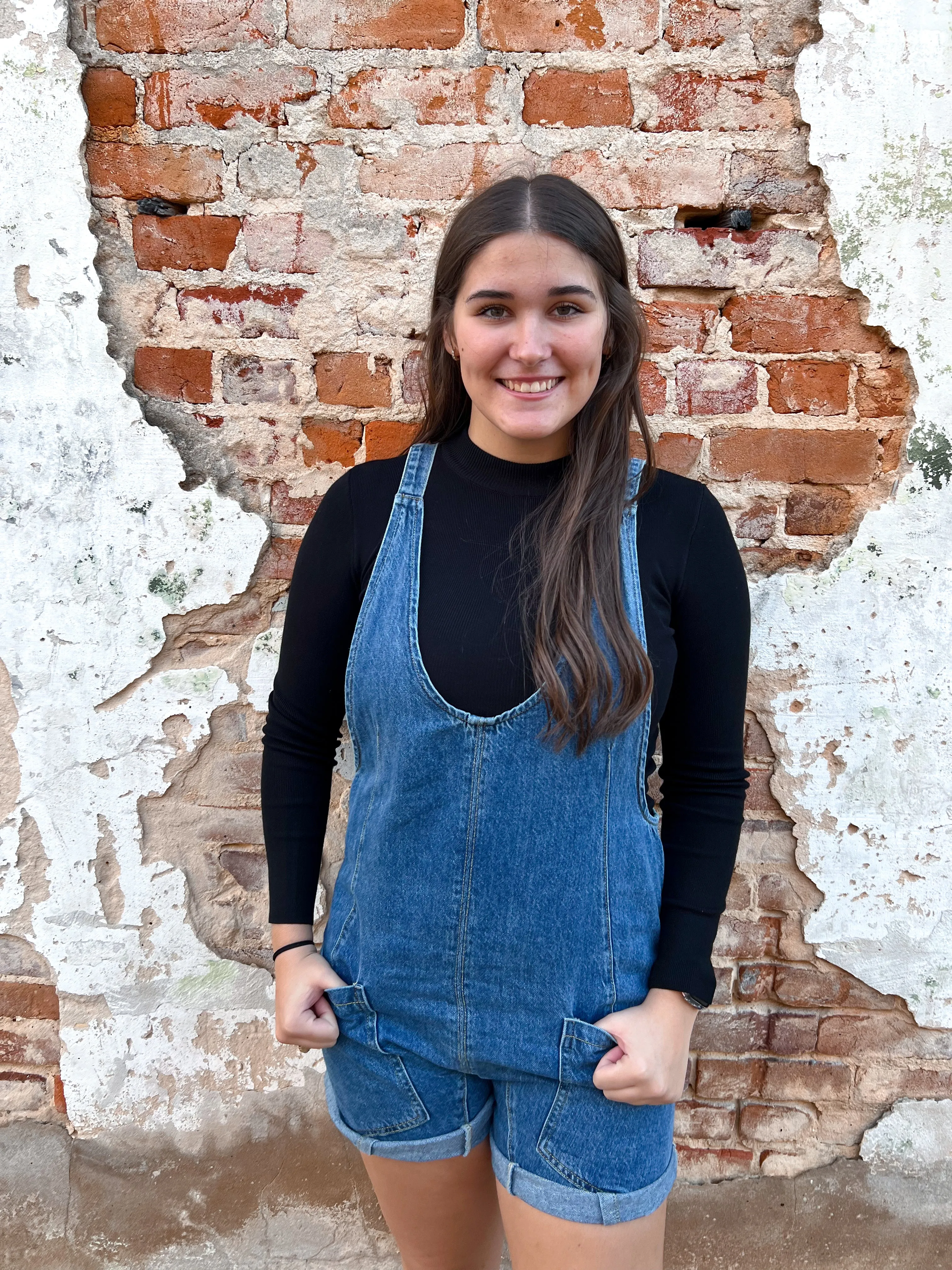 Denim Sleeveless Romper