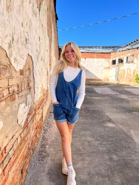 Denim Sleeveless Romper