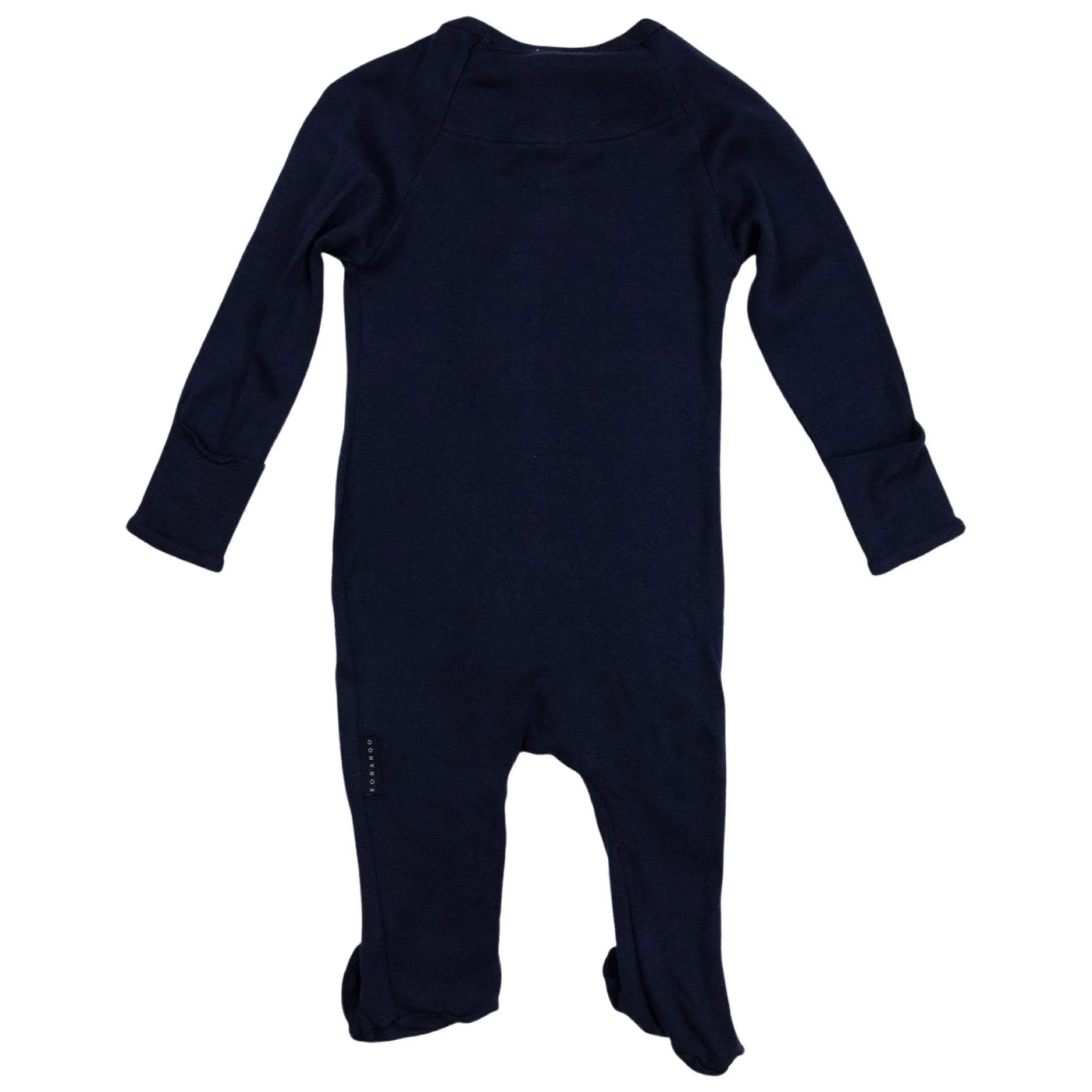 Double Zip Cotton Modal Romper Navy