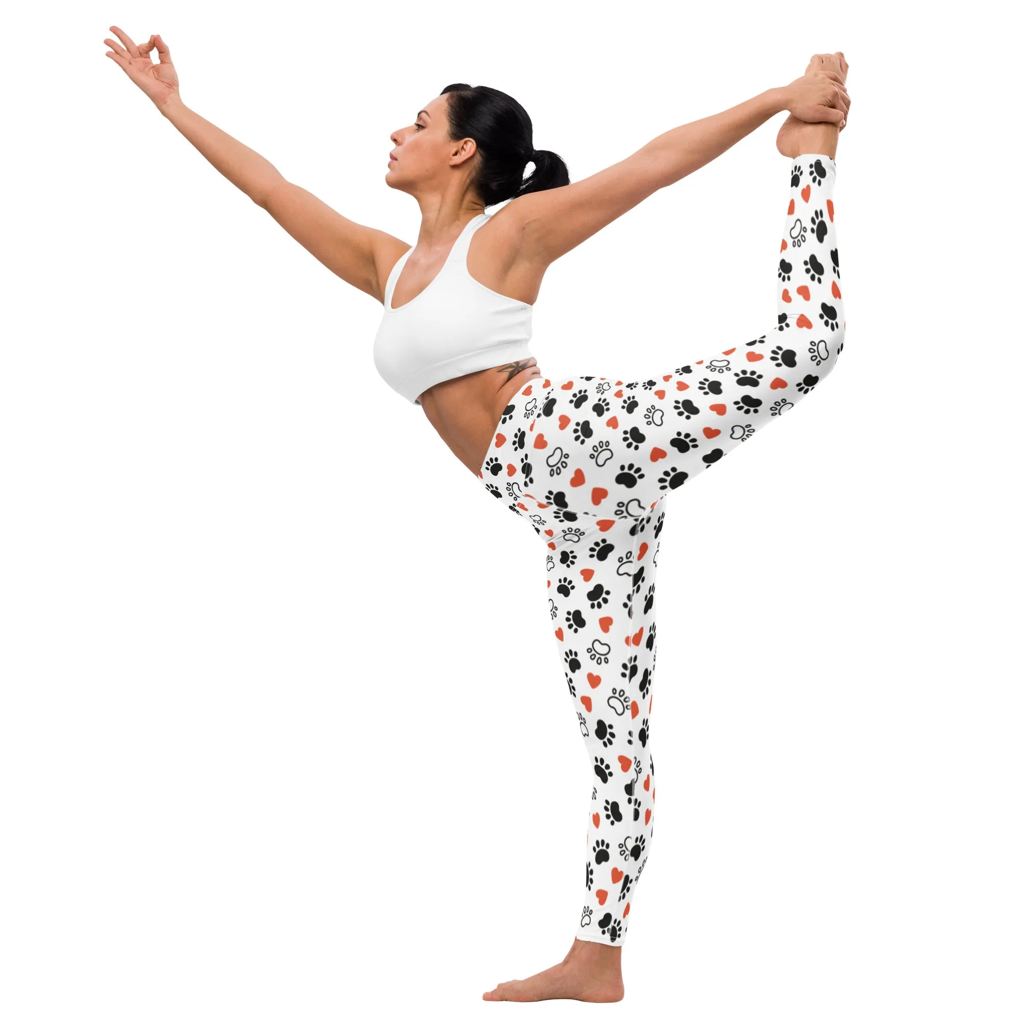 Dow Paw love Yoga Leggings