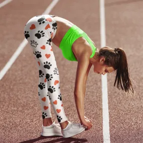 Dow Paw love Yoga Leggings