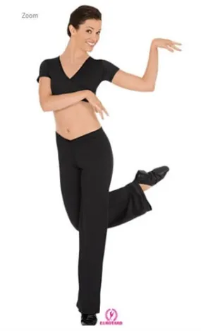 Eurotard Adult Microfiber "V" Front Jazz Pants