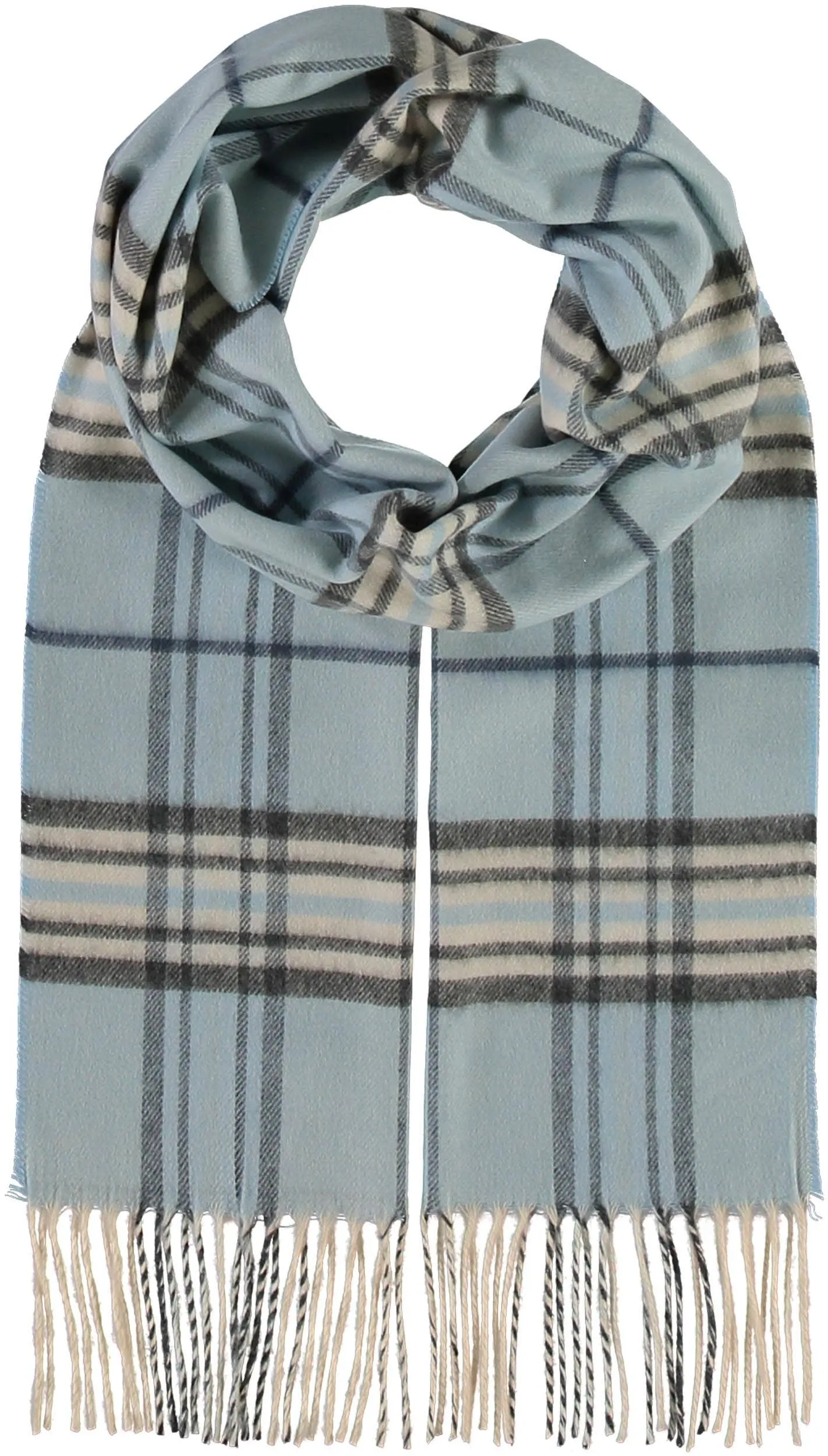 FRAAS - The Scarf Company - FRAAS Plaid Cashmink® Scarf: Light rose