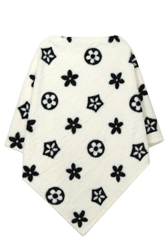 Geometric Fur Cape