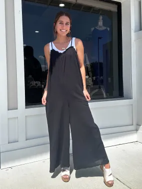Gracie Gauze Wide Leg Jumpsuit
