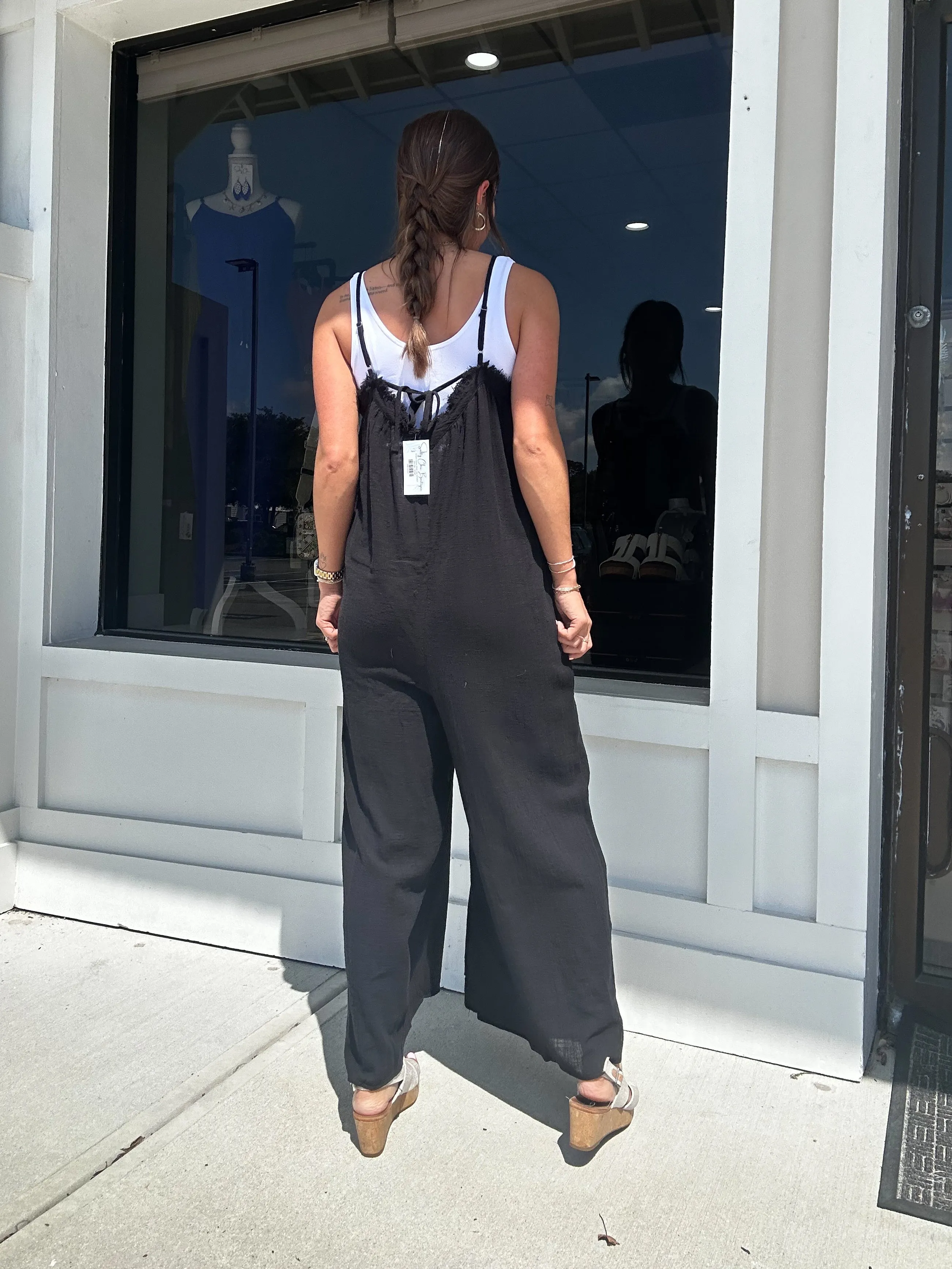 Gracie Gauze Wide Leg Jumpsuit