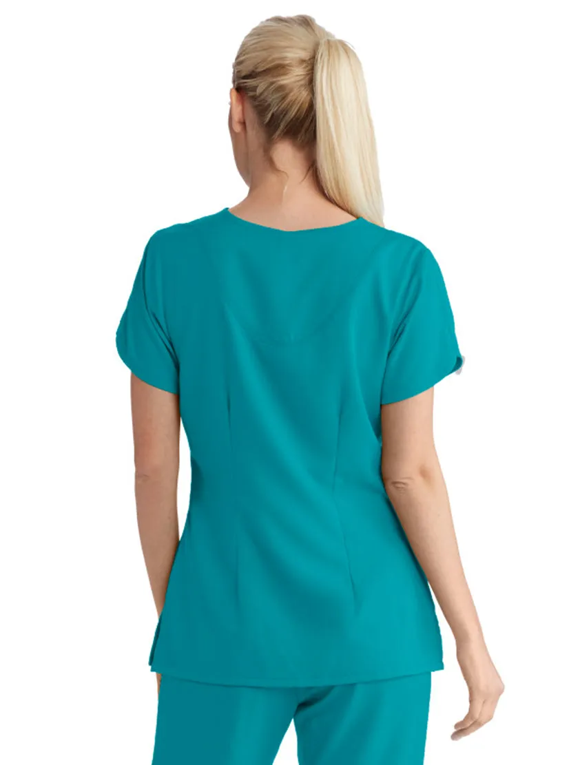Grey's Anatomy™ by Barco Cora 4-Pocket Scrub Top-Extra LG