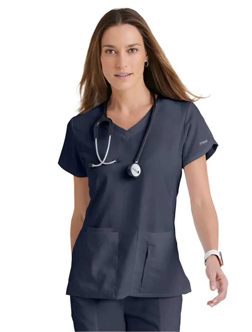 Grey's Anatomy™ by Barco Cora 4-Pocket Scrub Top-Extra LG