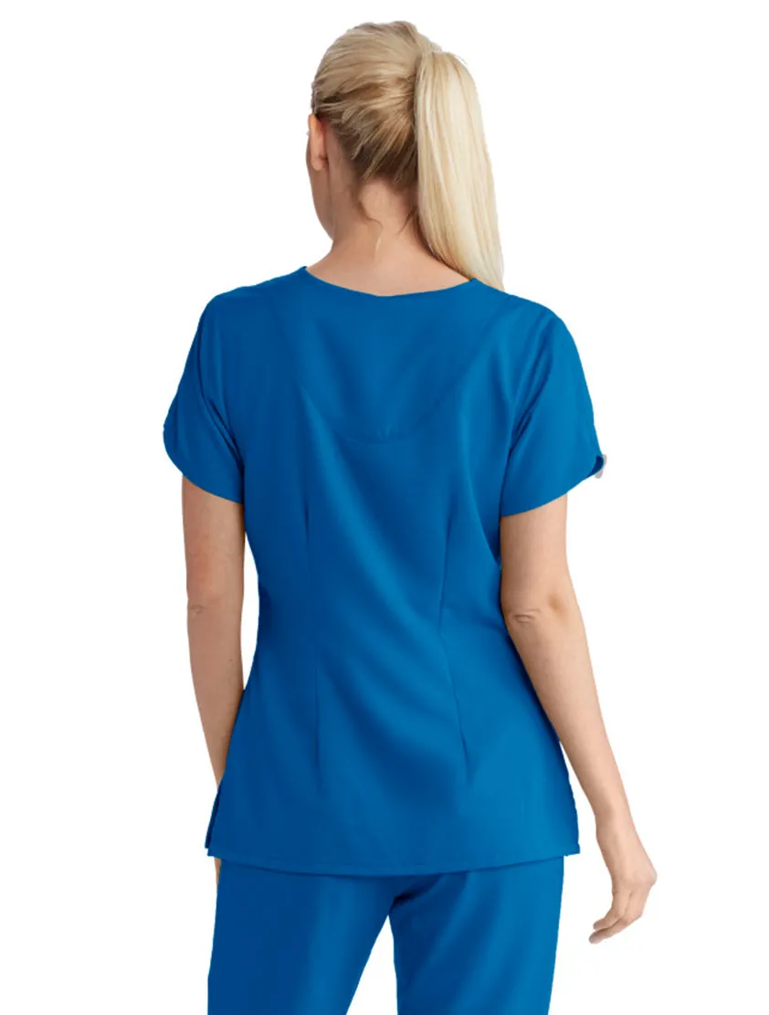 Grey's Anatomy™ by Barco Cora 4-Pocket Scrub Top-Extra LG