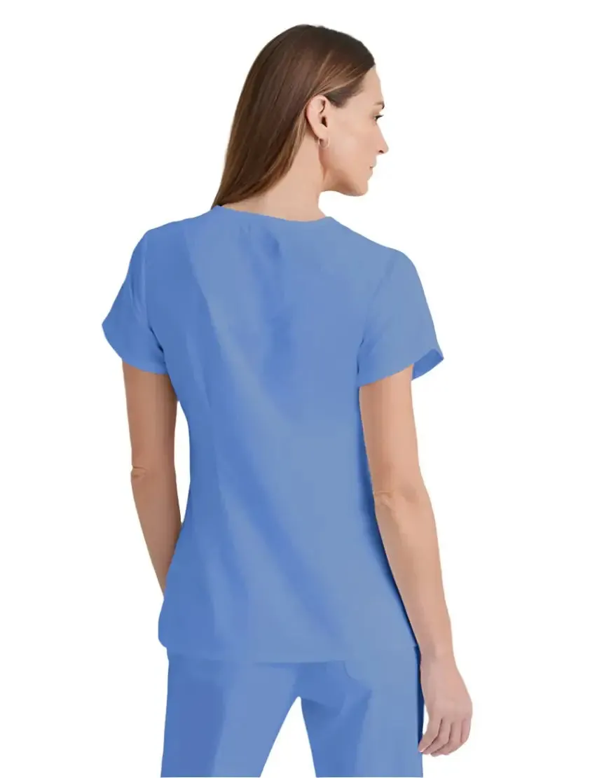 Grey's Anatomy™ by Barco Cora 4-Pocket Scrub Top-Extra LG