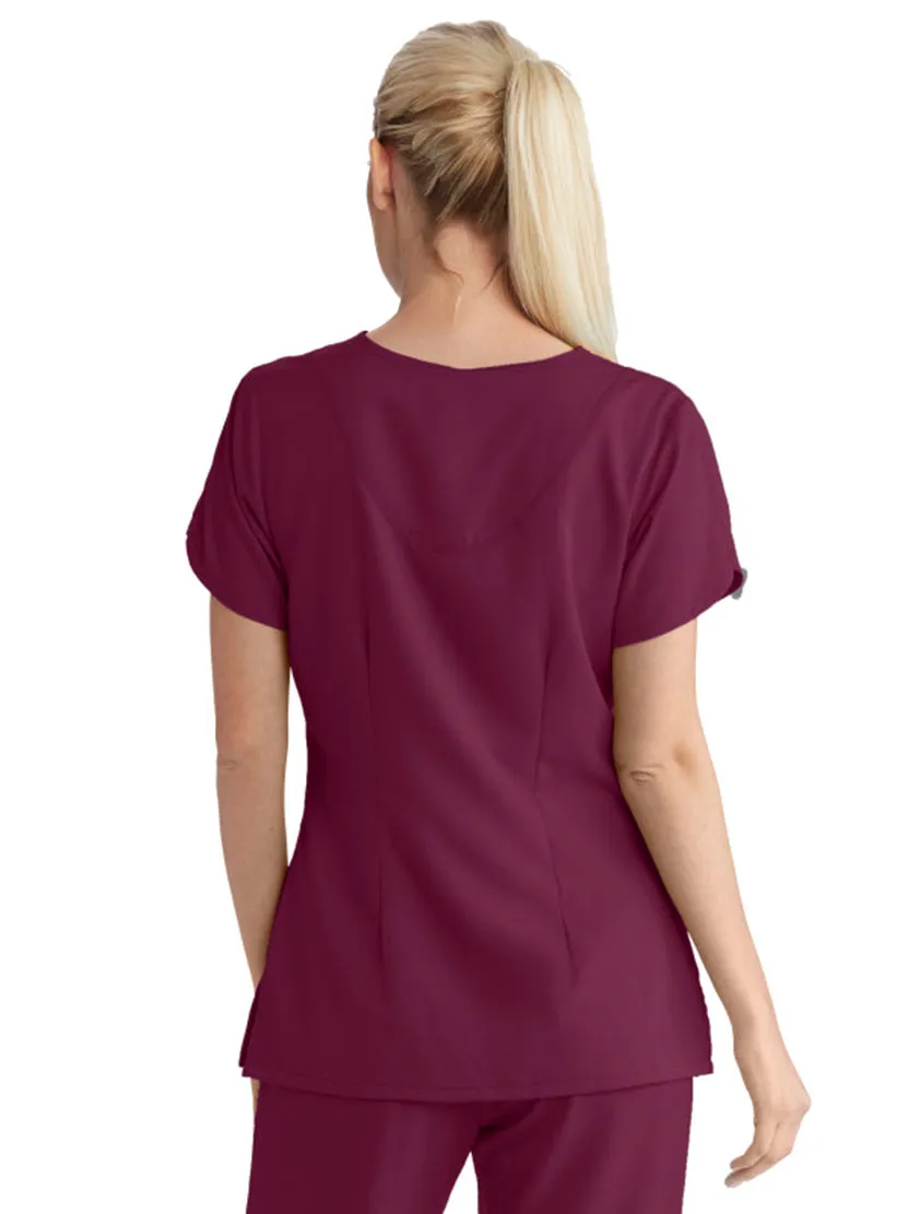 Grey's Anatomy™ by Barco Cora 4-Pocket Scrub Top-Extra LG