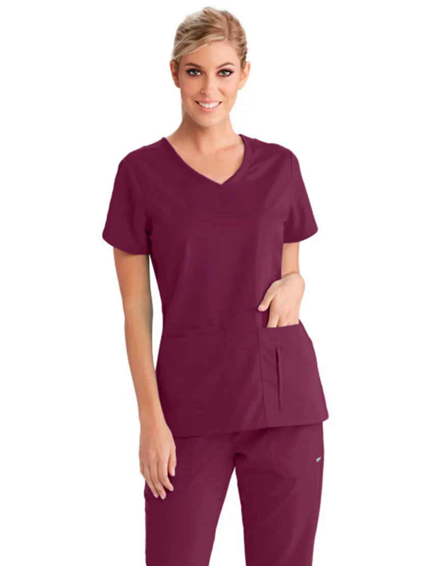 Grey's Anatomy™ by Barco Cora 4-Pocket Scrub Top-Extra LG
