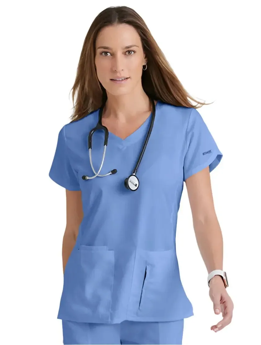 Grey's Anatomy™ by Barco Cora 4-Pocket Scrub Top-Extra LG