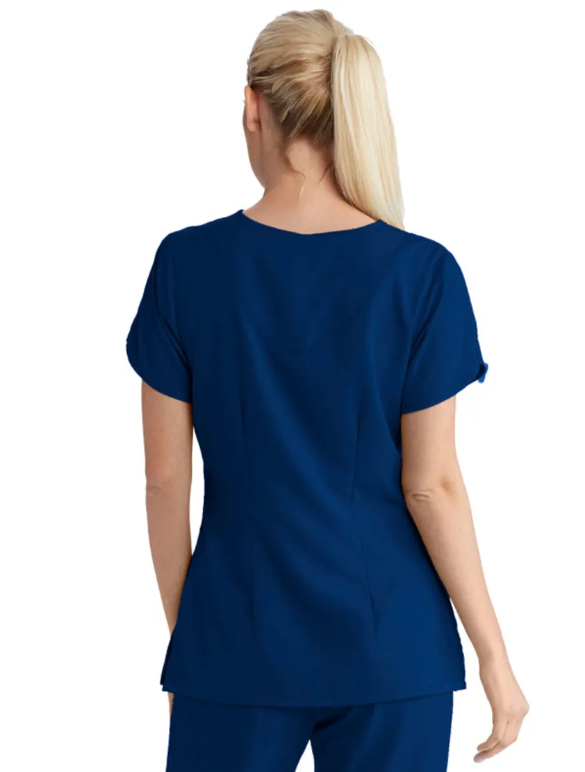 Grey's Anatomy™ by Barco Cora 4-Pocket Scrub Top-Extra LG
