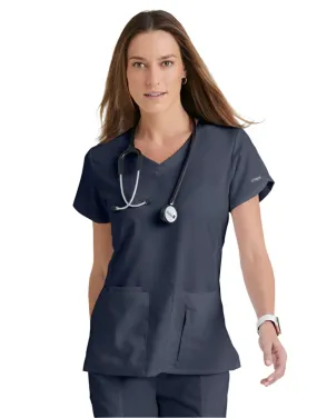 Grey's Anatomy™ by Barco Cora 4-Pocket Scrub Top-Extra LG