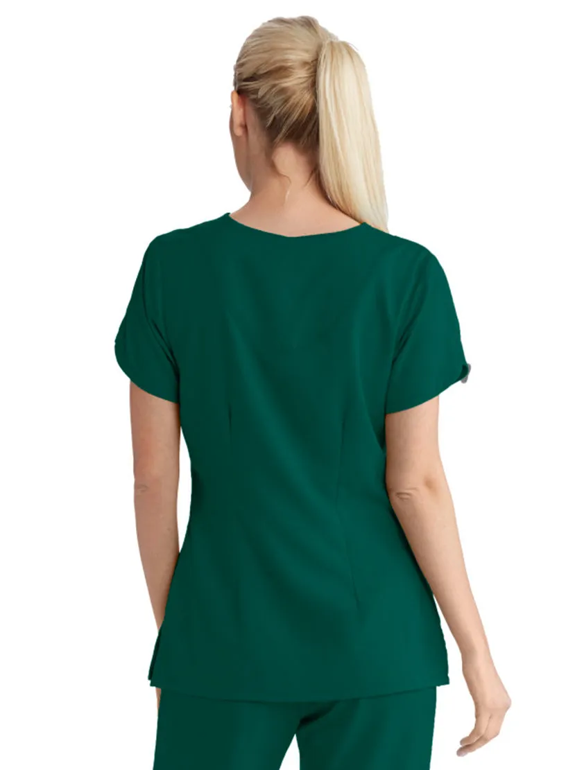 Grey's Anatomy™ by Barco Cora 4-Pocket Scrub Top-Extra LG