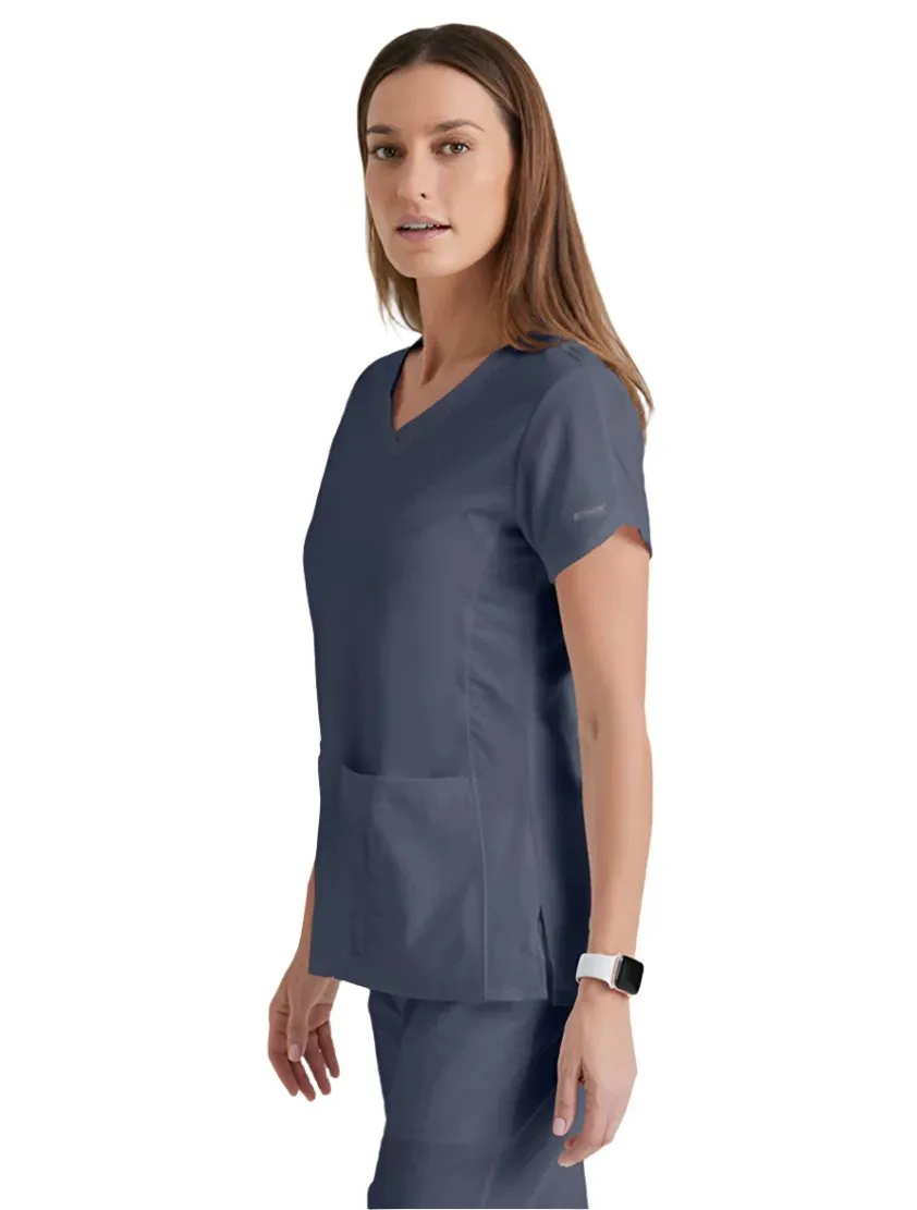 Grey's Anatomy™ by Barco Cora 4-Pocket Scrub Top-Extra LG