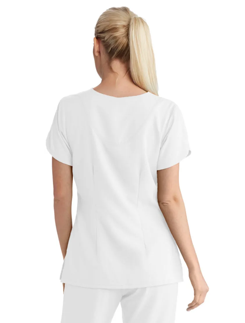 Grey's Anatomy™ by Barco Cora 4-Pocket Scrub Top-Extra LG
