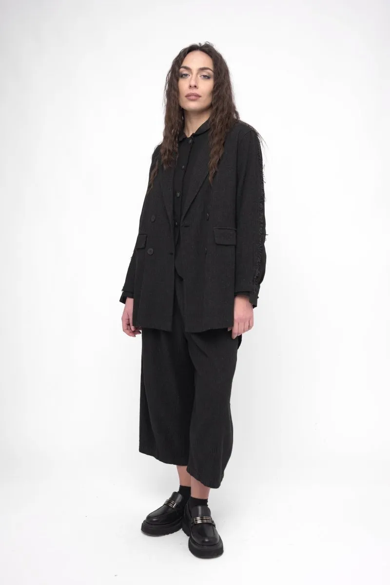 Herringbone Elastic Waist Pant