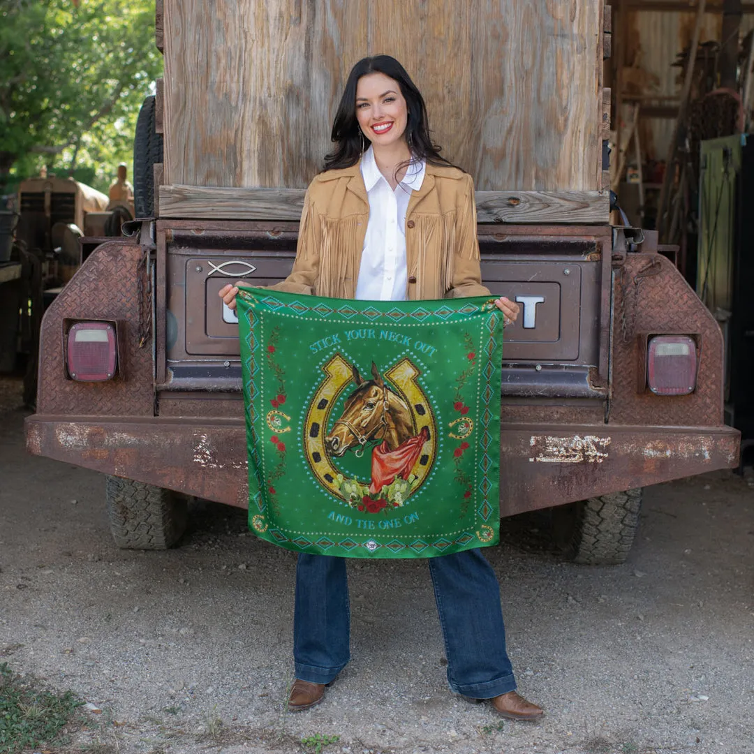 Hold Your Horses Silk Scarf choice of sizes