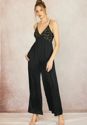 Illa Lace Triangle Jumpsuit
