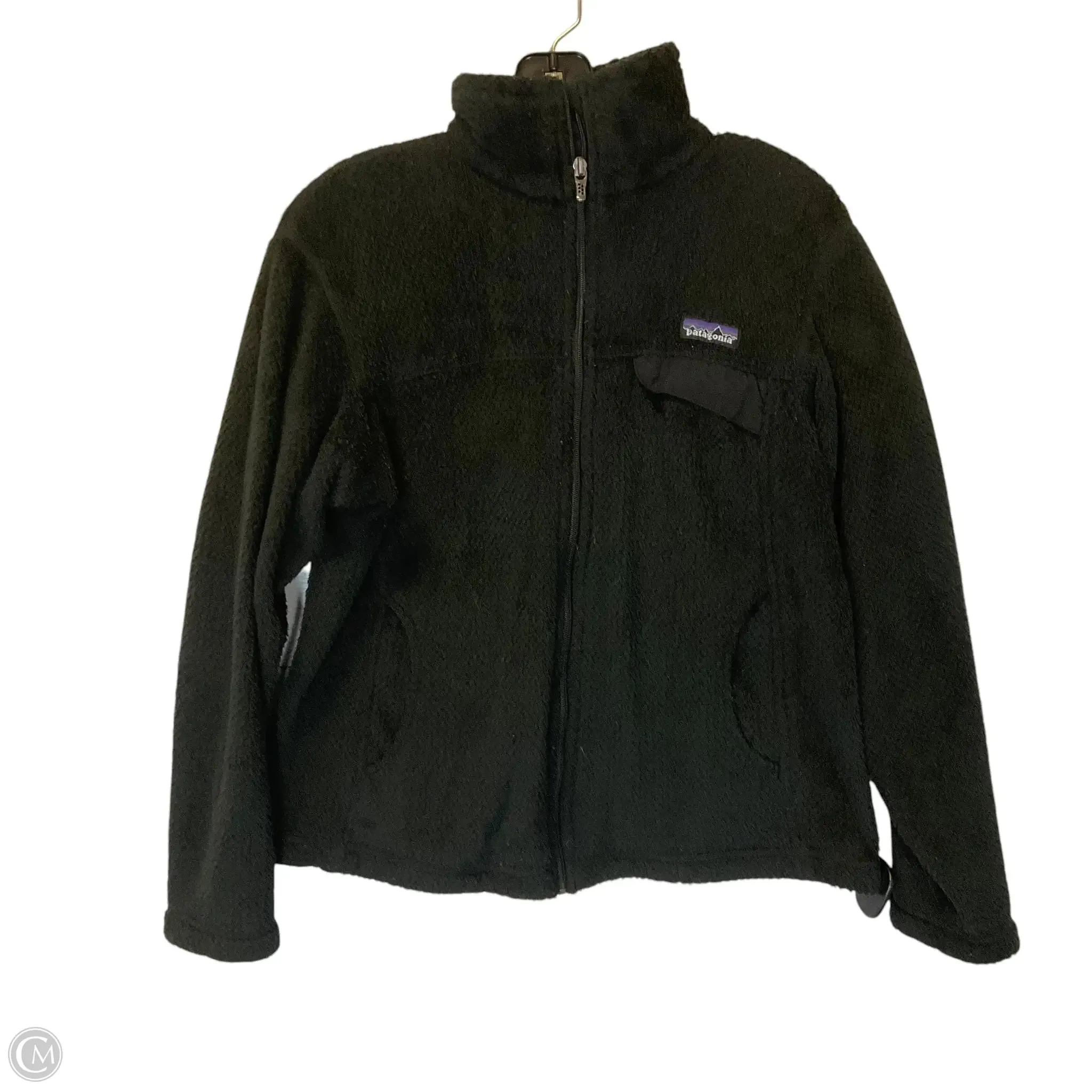Jacket Faux Fur & Sherpa By Patagonia In Black, Size: M