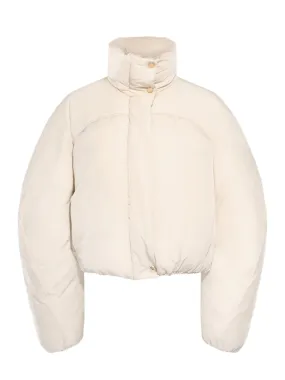 Jacquemus La Doudoune Courte Caraco in Off-White