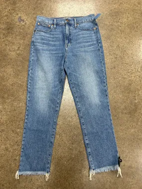Jeans Straight By Madewell In Blue Denim, Size:8